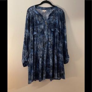 Poly spandex, comfy top 30/32